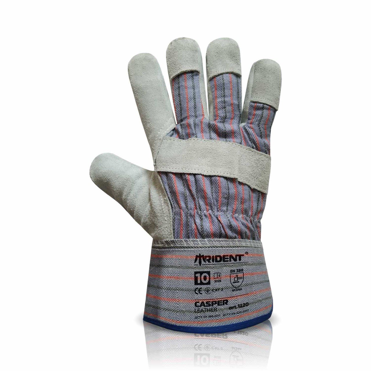 Рукавички комбіновані Casper Trident з долонею із шкіри